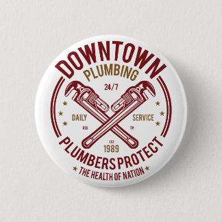 Downtown Plumbing Daily Service 24/7 Plumber Button