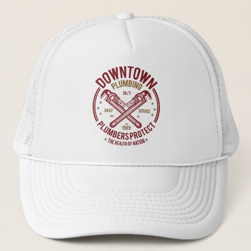 Downtown Plumbing Trucker Hat