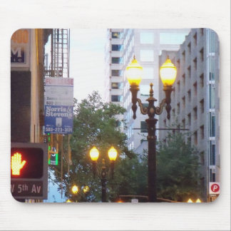 Downtown Portland City Lights Mouse Pad