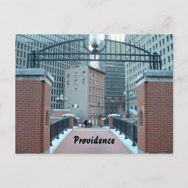 Downtown Providence, Postcard (Front)