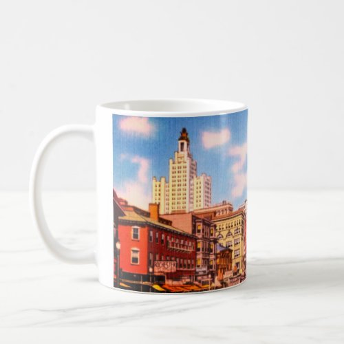 Downtown Providence RI Vintage Photo Coffee Mug