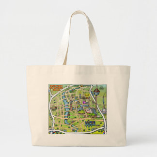 Downtown San Antonio Texas Large Tote Bag