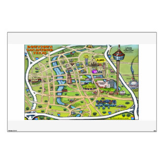 Downtown San Antonio Texas Wall Decal