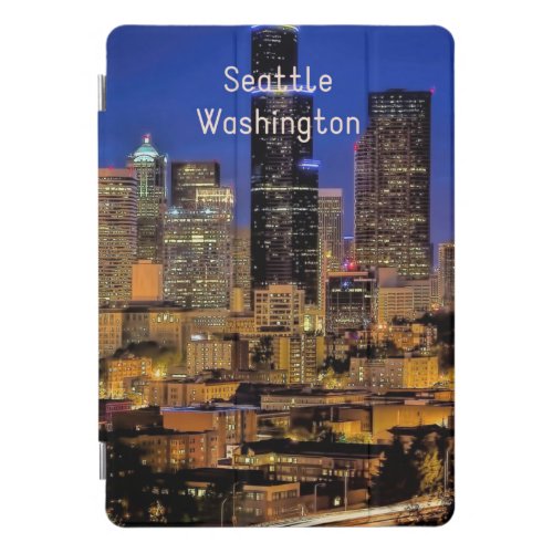 Downtown Seattle cityscape photograph iPad Pro Cover