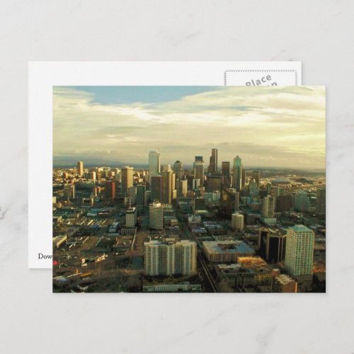 Downtown Seattle Skyline Postcard