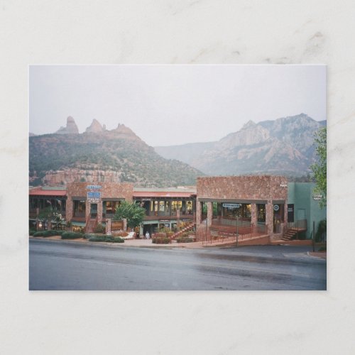 Downtown Sedona Arizona Postcard