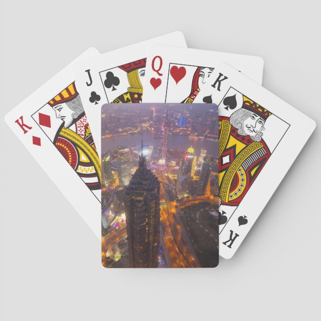 Downtown Shanghai City Poker Cards (Back)