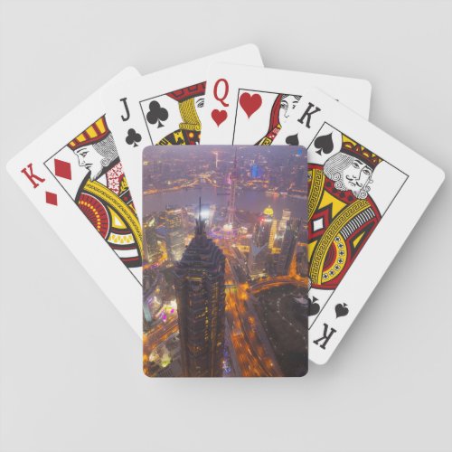 Downtown Shanghai City Poker Cards