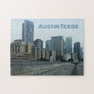 Downtown Skyline of Austin Texas Jigsaw Puzzle