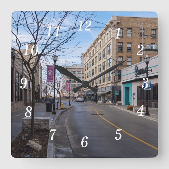 Downtown Springfield Wall Clock (Front)