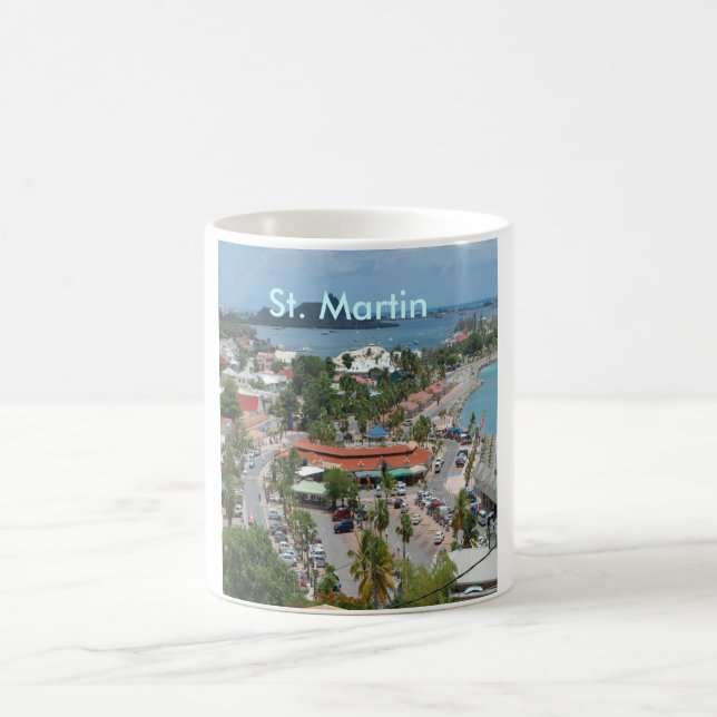 Downtown St. Martin Coffee Mug (Center)