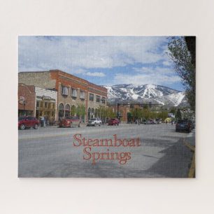 Downtown Steamboat Springs Colorado Jigsaw Puzzle