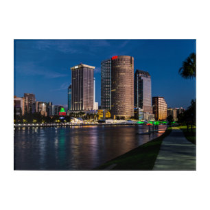 Downtown Tampa Acrylic Wall Art