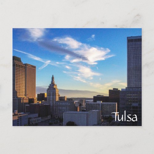 Downtown Tulsa Oklahoma Postcard