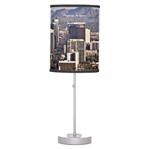 Downtown View of Phoenix Arizona Table Lamp