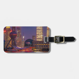 Downtown waterfront shanghai, China Luggage Tag