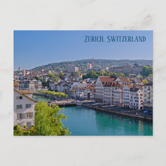 Downtown Zurich Postcard Zazzle