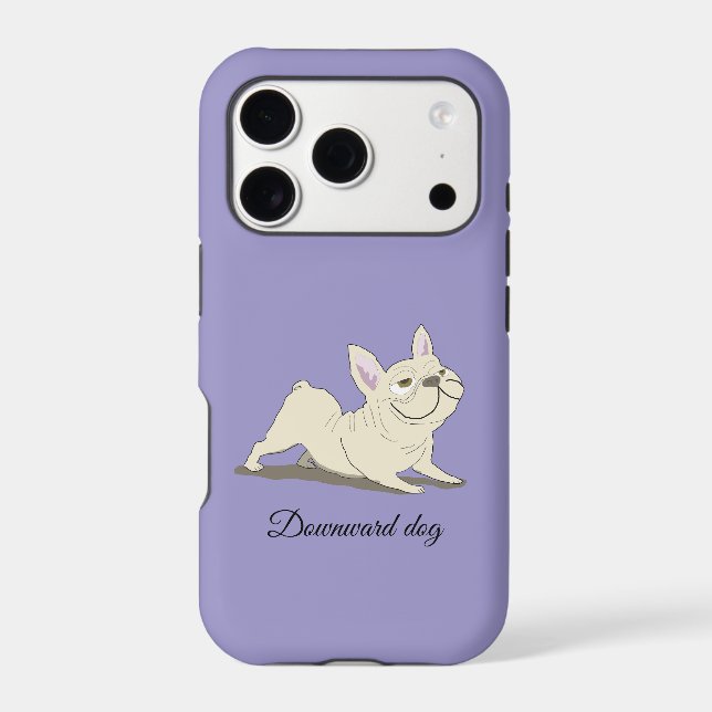 Downward dog iphone case (Back)