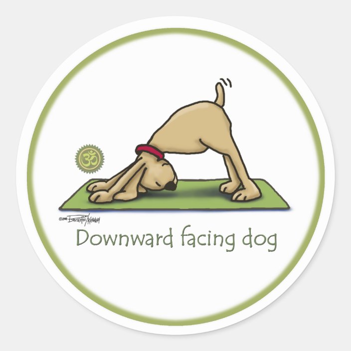 Featured image of post Yoga Downward Dog Cartoon Cartoon happy beach dog carrying an inner tube 1458722