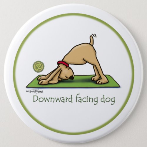 Downward Facing Dog _ yoga button