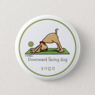 Downward Facing Dog - yoga button