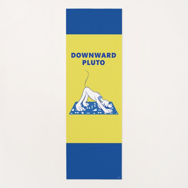 Downward Pluto Yoga Mat (Front)