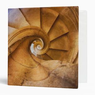 Downward spirl staircase, Portugal 3 Ring Binder