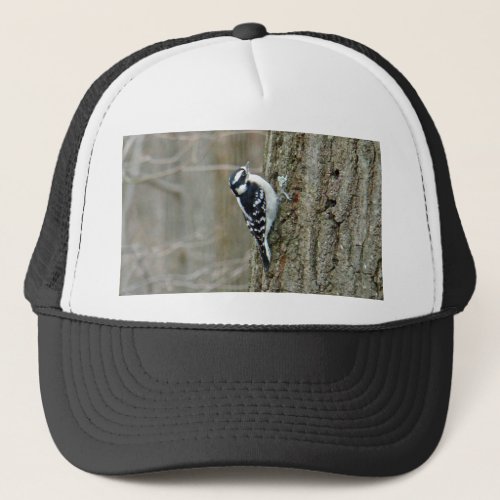 Downy Woodpecker Items Trucker Hat