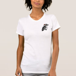 Downy Woodpecker Women's American Apparel Fine Jersey Short Sleeve T-Shirt