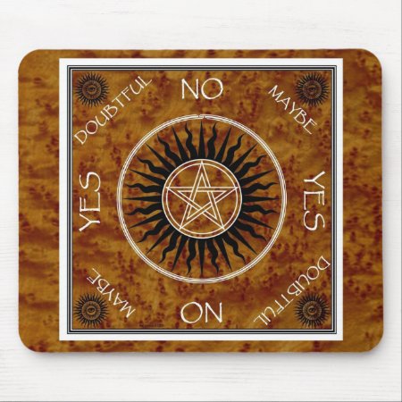 Dowsing Pentangle Pentagram Divination Board Mouse Pad