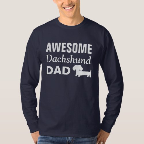 Doxe Dad Gift  Awesome Dachshund Dad Shirt