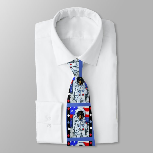 DOXIE ASTRONAUT  NECK TIE (Tied)