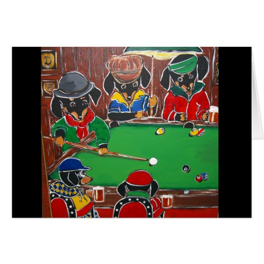 DOXIE BILLIARDS CARDS (Front Horizontal)