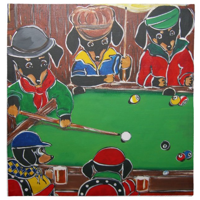 DOXIE BILLIARDS CLOTH NAPKIN (Front)