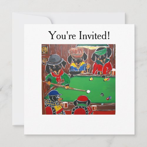 DOXIE BILLIARDS INVITATION