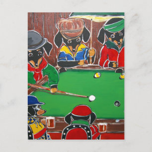 DOXIE BILLIARDS POSTCARD