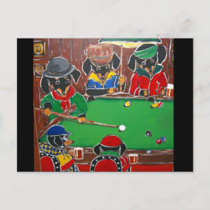DOXIE BILLIARDS POSTCARD