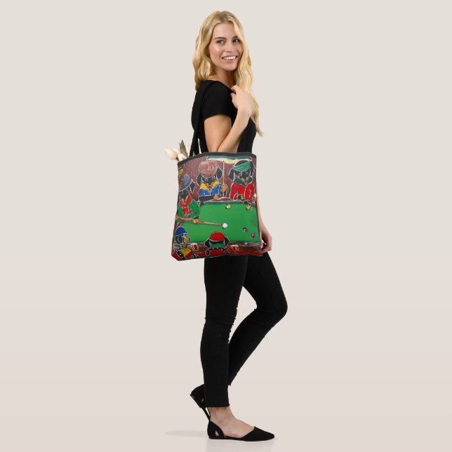 Doxie Billiards  Tote Bag (On Model)