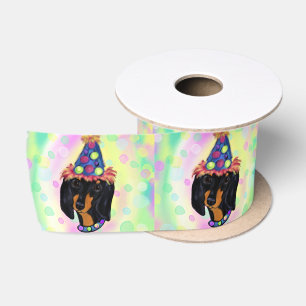 Doxie Birthday Satin Ribbon