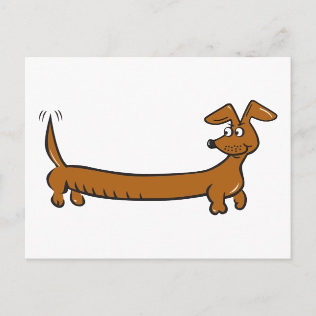 DOXIE-Cartoon Postcard (Front)