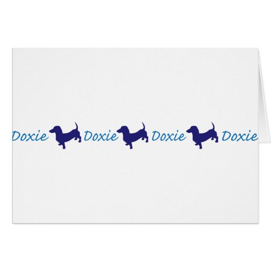 Doxie/Dachshund Cards (Front Horizontal)