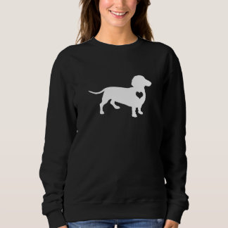 Doxie Dachshund Dog Breed Mama Mom Cute Wiener Sweatshirt