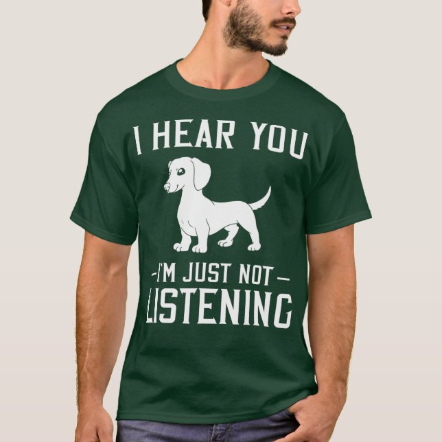 Doxie Dachshund Dog Puppies Owner Lover _20 T-Shirt (Front)