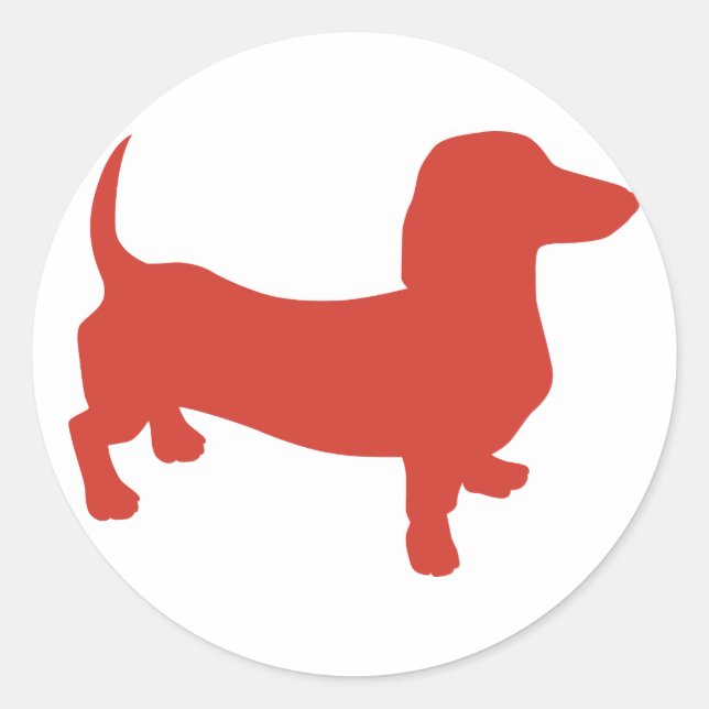 Doxie - Dacshund Classic Round Sticker (Front)