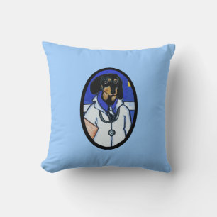 DOXIE DOCTOR THROW PILLOW