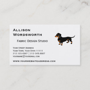Doxie Dog Love - Cute Little Dachshund Business Card