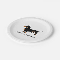 Dachshund Wiener Dog Party Supplies Paper Plates Napkins Cups