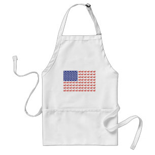 DOXIE-FLAG-Tee Adult Apron