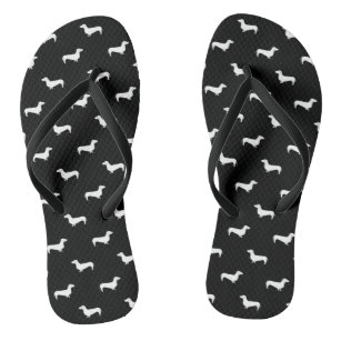Doxie flip flops - dachshund shoes
