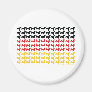 DOXIE-GERMAN-FLAG MAGNET